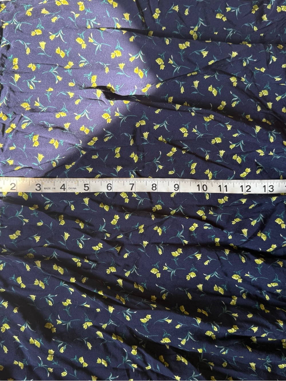 Gap Crepe Navy Floral Mini Skirt Large - Picture 13 of 13